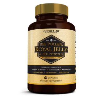 royal jelly bee pollen bottle